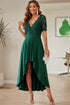 'Nereida' Short Sleeve Lace Dress - Celes Fashion